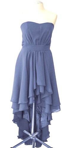 Chiffon cocktail abendkleid - chiffon, cocktail-/abendkleid