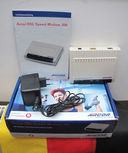 Arcor dsl speed - dsl, modem