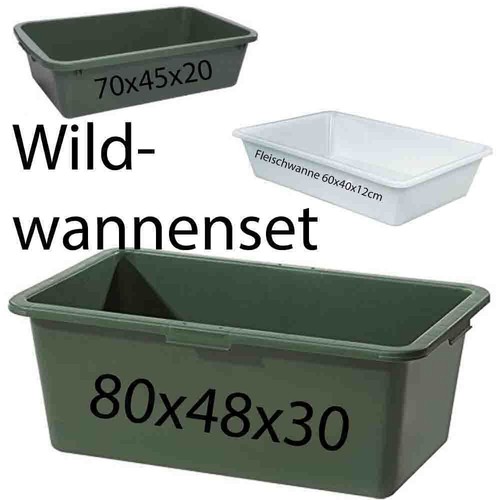 Wildwanne set teilig - set, 3-teilig