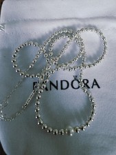 Pandora  Behandelte Süßwasserzuchtperle & Kugeln Collier-Halskette