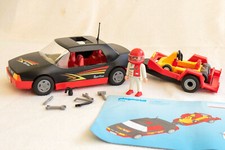 Playmobil 4442 - PKW / Auto mit Gokart und Anhänger gebraucht top Zustand
