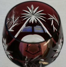 1 Stück Weinfurtner  Echt Kristall Weinglas Beere unbenutzt 