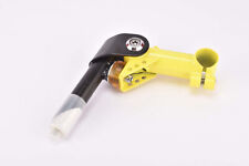 NOS Black and Yellow Force Suspension Stem 1" elastomer MTB Quill Stem 120mm