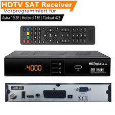 SAT HD TV Receiver DVB-S2 USB SCART HDMI Satellitenreceiver EPG Digital FullHD