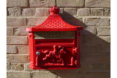 Roter briefkasten vintage - briefkasten,