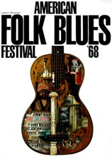 American Folk Blues Festival - Concert Of, Frankfurt  1968 | Konzertplakat