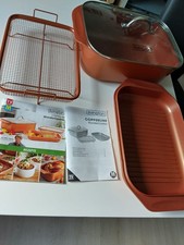 Copperline Wonder Cooker 4-in-1 Topf, Bräter, Dampfgarer, Kupferbeschichtung NEU