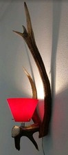 Wandleuchte, Rothirsch, Hirschgeweihlampe