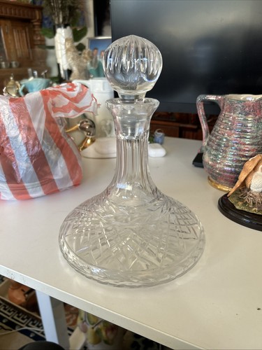 Vintage geschliffen kristall - vintage,