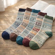 5 Paar Warme Winter Socken