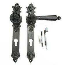 Gründerzeit Haustürbeschlag Gußeisen antik  ENGEL & TEUFEL 5-1a-GS