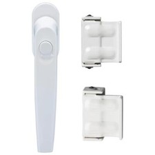 ABUS Fenstersicherheit Set Fenstergriff FG50 & Zusatzsicherung SW1 weiß 3 tlg.