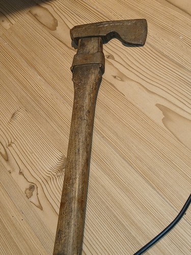 Altes seltenes beil axt - altes,