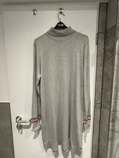 Leichtes Strickkleid grau mit