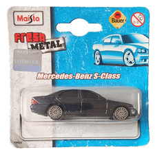 Mercedes-Benz S-Klasse car Modellauto Auto MB S Fahrzeug Pkw MaiSto schwarz
