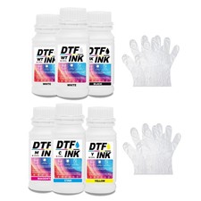 6x DTF Transfer Tinte 250ml (2