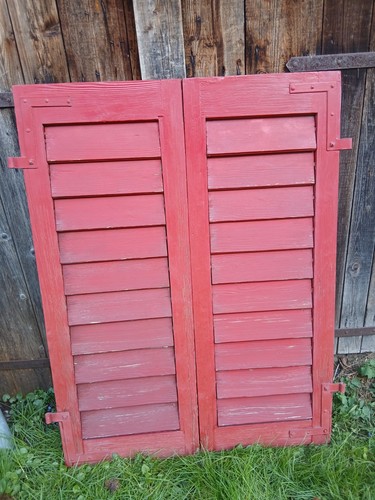 Paar fensterladen holz - fensterladen,
