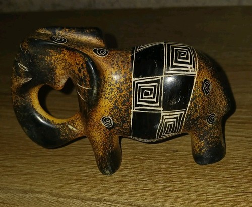 Steinelefant figur speckstein - steinelefant,