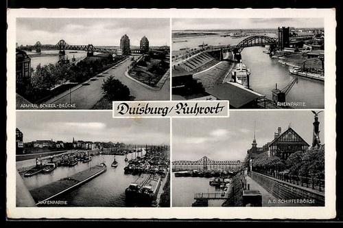 Duisburg ruhr - ak, /ruhr