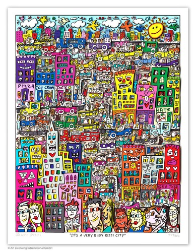 Xxl original james rizzi - 3d,