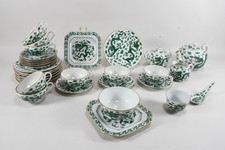 Q43B37- Asiatika Porzellan Teeservice ua Kanne Teller Tassen Schalen gemarkt