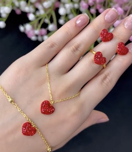Liebe set 925 silber diamanten - liebe,