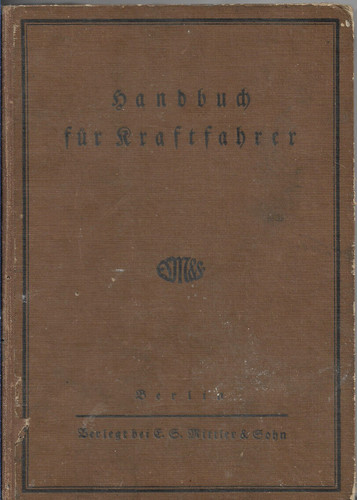 Handbuch für kraftfahrer - kraftfahrer,