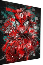 Pop Art Spiderman Hero Held