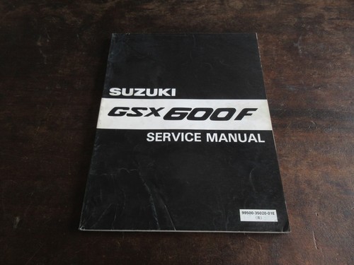 Suzuki gsx600f 1987 - gsx600f, service