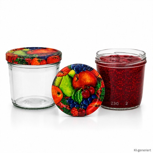 25x marmeladengläser 230ml - marmeladengläser,