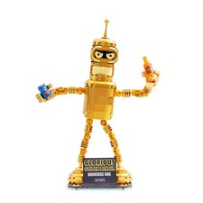 Brickcraft Futurama Glorious Golden Bender 396-Piece Bau Satz