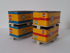 MSB Container DDR Blechspielzeug STAPA LEIHGUT 4Stück Zubehör Stapelbox