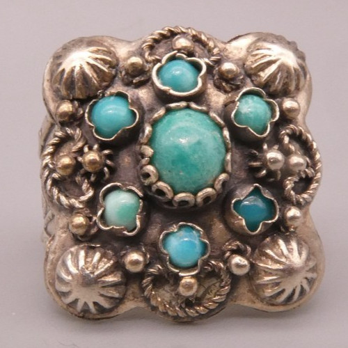 Antik sterling 800 silberring - antik,