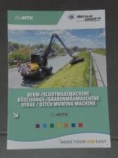 MECALAC 12MTX GREENJOB Böschungsmähmaschine Prospekt ( b 184 )
