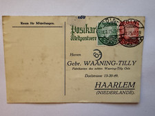 Weltpostverein Postkarte nach