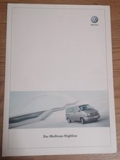 VW Multivan Highline Prospekt