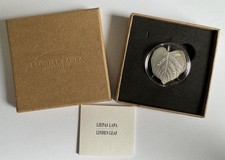 5 Euro Silber PP / Proof 2020 Latvia / Lettland „Lindenblatt“