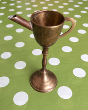 Messing Kanne Kännchen mini Mittelalter LARP Rollenspiel Roleplay Magie Altar