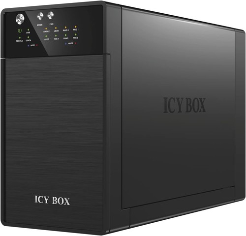 Icy box 2bay nas server - icy, 3.5