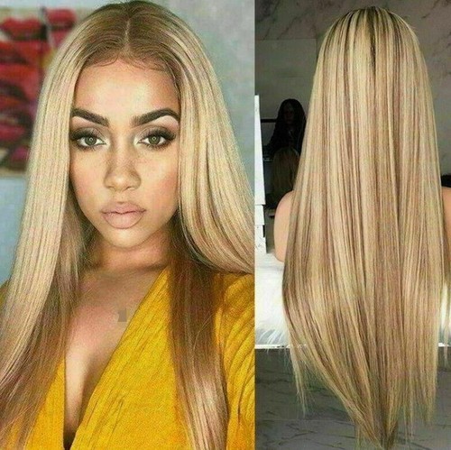 Damen gerade blond - gerade,