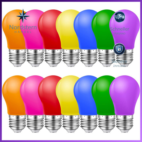 Bunte glühbirnen e27 led - e27,