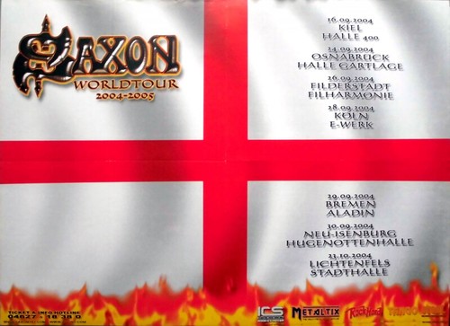 Saxon 2004 plakat - -, live