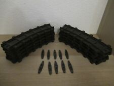 Playmobil Eisenbahn Schienen Kurven mit Verbinder