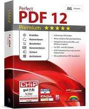 Perfect PDF 12 Premium inkl. OCR für 2 PCs - PDF erstellen & bearbeiten - PC DVD