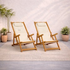 Gartenliege klappbar 2er Set