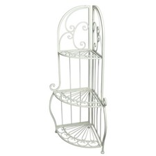 Nostalgisches Eckregal Metall