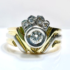 Ring 585 Gold 0.18 ct