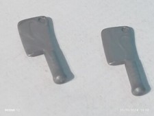 PLAYMOBIL x2 MACHETEN KOCH METZGER KÜCHE METZGEREI AUFSCHNITT MACHETE