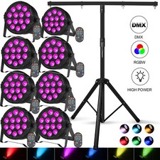 140W 14 LED Par Strahler+Lichtstativ Scheinwerfer RGBW DMX512 DJ Show Partylicht