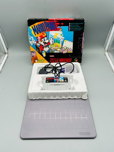 Mario paint super - super, nintendo